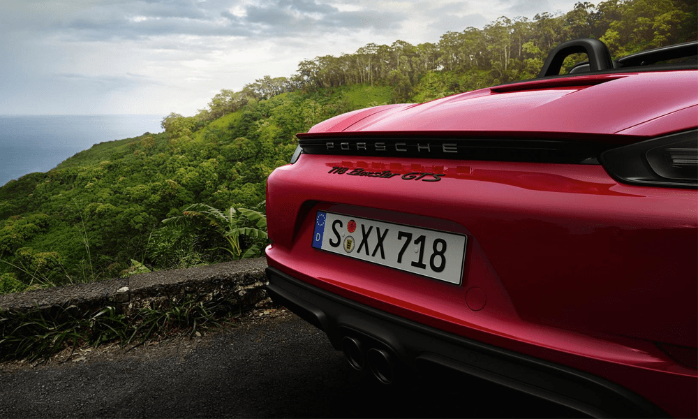 Location Porsche Boxster 718 GTS | Deluxe Rental Cars Lausanne