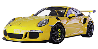 Porsceh GT3_RS-jaune Location Porsche Panamera 4S | Deluxe Rental Cars Lausanne