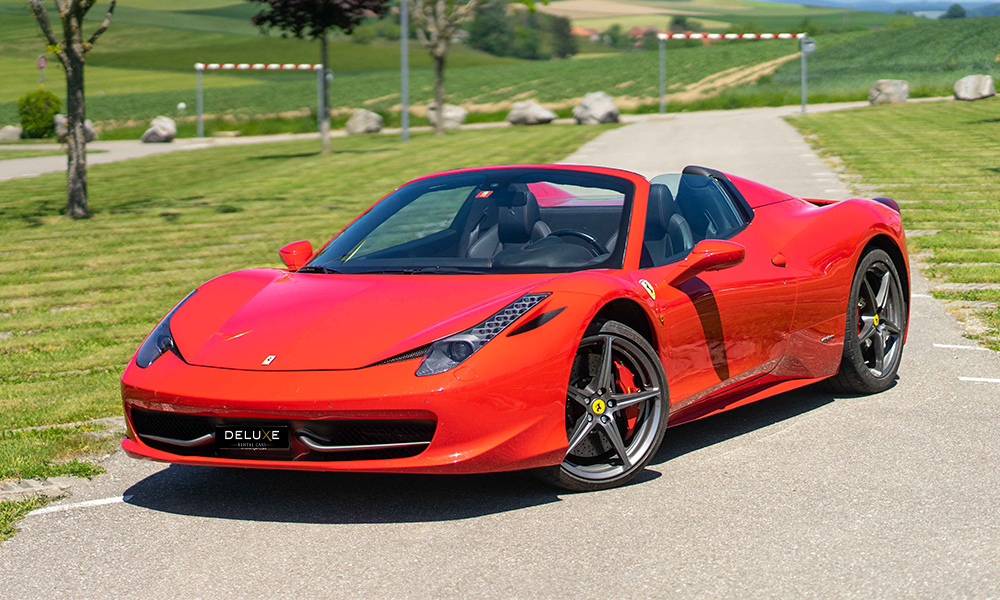 location-Ferrari 458 spider Ferrari 458 Spider - Deluxe Rental Cars